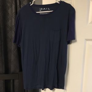 Men’s color-blocked sleeve T-shirt